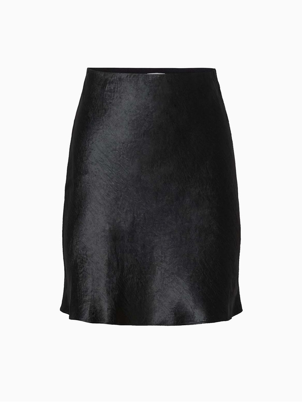 Babaton Navy Blue Satin Mini Skirt - Picture 7 of 9
